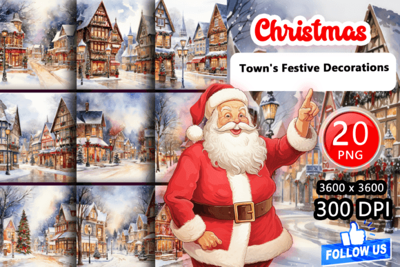 Download Christmas Town's Festive Decorations - Festive decorations Collection