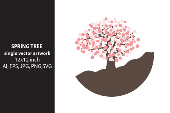 Download Floral Tree, SINGLE VECTOR ARTWORK - Premium Resources
