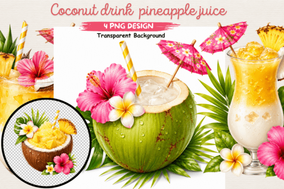 Download Tropical Pineapple Cocktail Clipart Png, - Cocktail Collection