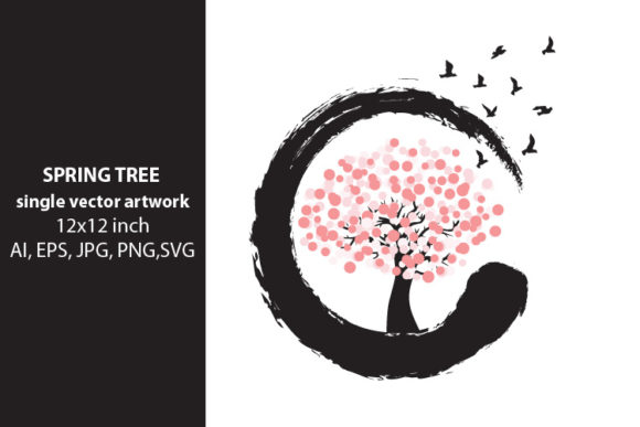 Download Floral Tree - SINGLE VECTOR ARTWORK - Floral tree Collection