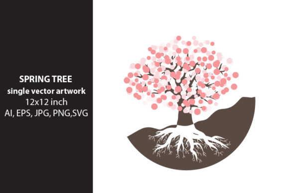 Download Floral Tree, SINGLE VECTOR ARTWORK - Premium Resources