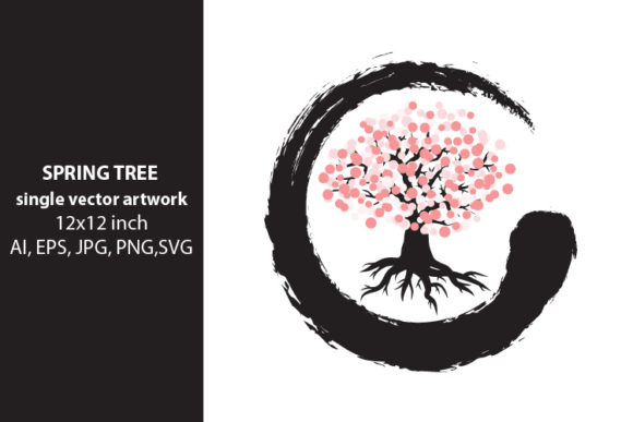 Download Floral Tree, SINGLE VECTOR ARTWORK - Floral tree Collection